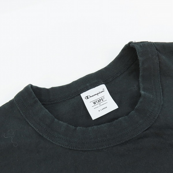 実際に弊社で買取させて頂いたWTAPS × Champion/ダブルタップス × チャンピオン ロングスリーブTシャツ C8-Z411/XLの画像 4枚目