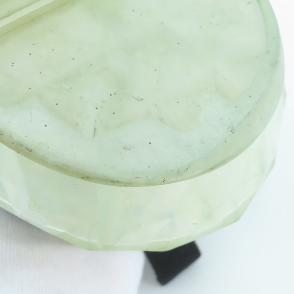 実際に弊社で買取させて頂いたJIMMY CHOO/ジミーチュウ DIAMOND/ダイヤモンド クリアソール スニーカー ブルー/41の画像 7枚目