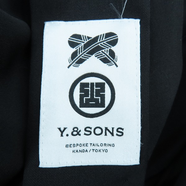 実際に弊社で買取させて頂いたY. & SONS × Graphpaper/ワイアンドサンズ×グラフペーパー ベルクロ/ゴム インサイドベルト 着物の画像 3枚目