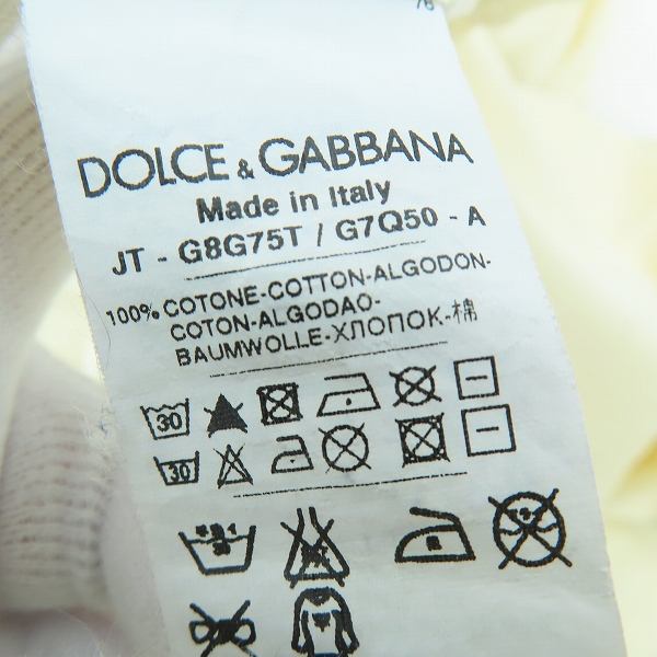 実際に弊社で買取させて頂いたDOLCE&GABBANA/ドルチェ&ガッバーナ/ドルガバ 長袖Tシャツ G8G75T/44の画像 3枚目