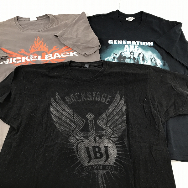 実際に弊社で買取させて頂いた【おまとめ】The Winery Dogs/NICKELBACK/BON JOVI/GENERATION AXE 等 ヴィンテージ/ビンテージ バンドTシャツの画像 1枚目