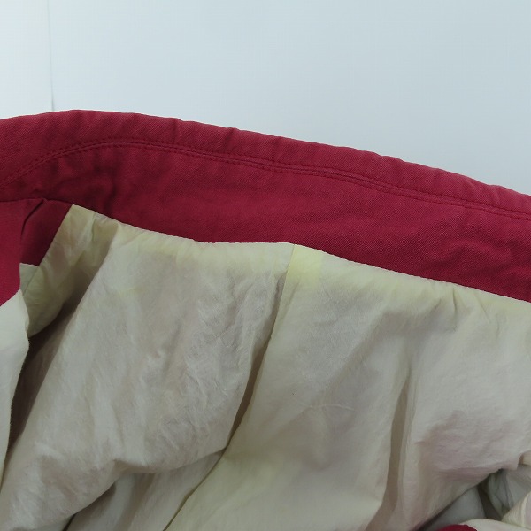 実際に弊社で買取させて頂いたAG by EXPERIMENT/エージーバイエクスペリメント ステンカラーコート レッド系 2の画像 6枚目