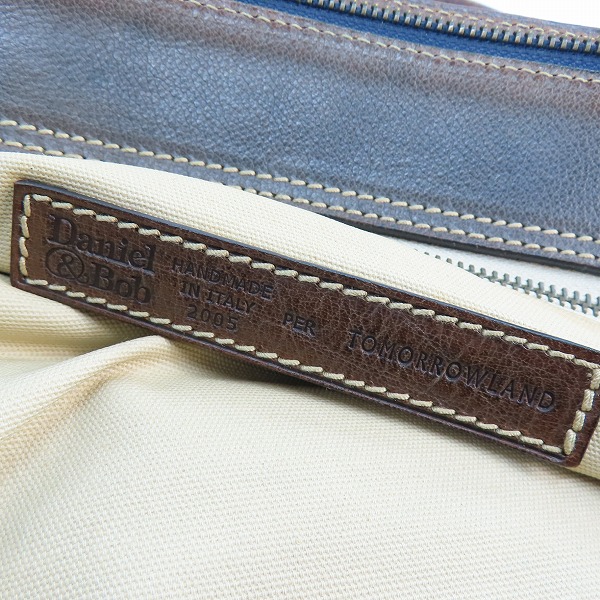 実際に弊社で買取させて頂いたDaniel&Bob×TOMORROWLAND/ダニエルアンドボブ×トゥモローランド 別注 トートバッグの画像 4枚目