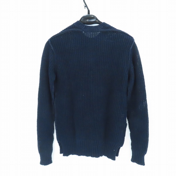実際に弊社で買取させて頂いたKAZUYUKI KUMAGAI ATTACHMENT/カズユキクガマイ アタッチメント リリヤーン畦 クルーネックプルオーバー KK71-009/1の画像 1枚目