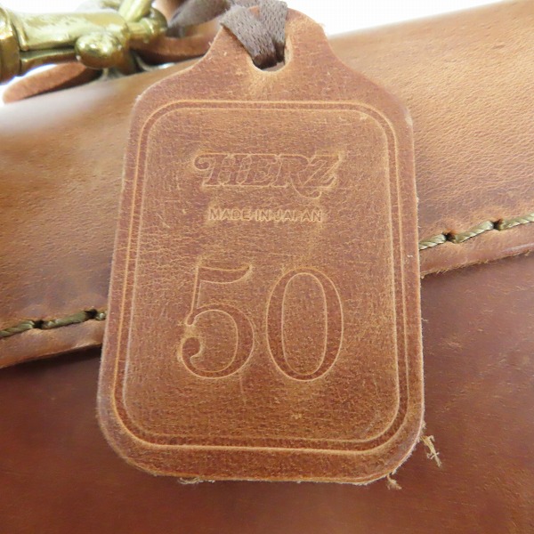 実際に弊社で買取させて頂いた HERZ/ヘルツ パルガミニリュック レザー ブラウン系の画像 8枚目