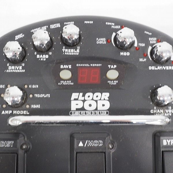 実際に弊社で買取させて頂いた【動作未確認】LINE6/ライン6 Floor POD ギター用 マルチエフェクター アンプシミュレーター エフェクターの画像 1枚目
