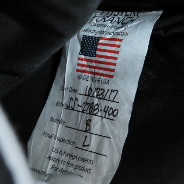 実際に弊社で買取させて頂いたMYSTERY RANCH/ミステリーランチ スーパースリック バックパック/リュックサックの画像 4枚目