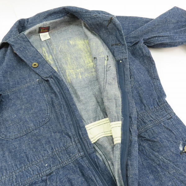 実際に弊社で買取させて頂いたEVIS/エヴィス/エビス 初期 つなぎ/オールインワン/38の画像 3枚目