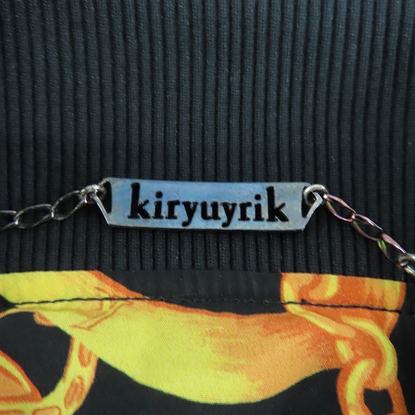 実際に弊社で買取させて頂いた【サンプル品】kiryuyrik/キリュウキリュウ 総柄 リバーシブル ジャケット M の画像 4枚目