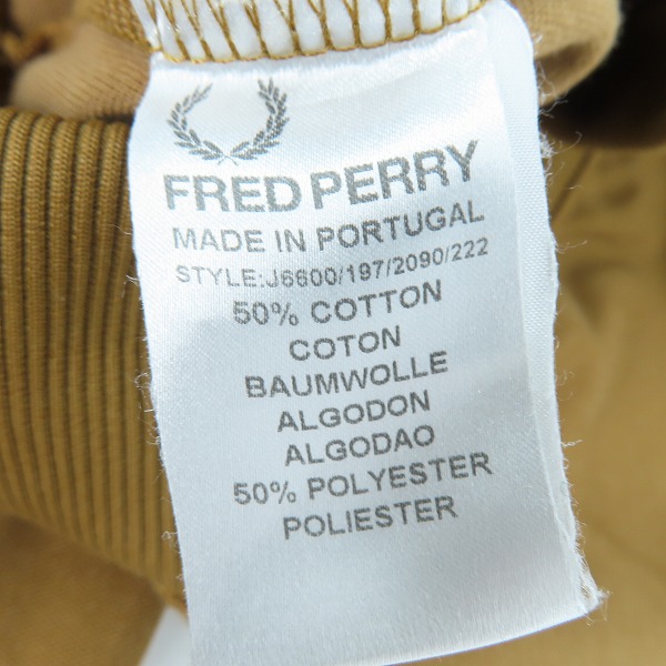 実際に弊社で買取させて頂いたFRED PERRY/フレッドペリー ジップアップ ジャージ トラックジャケット J6600/197/XSの画像 3枚目