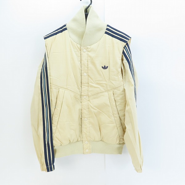 実際に弊社で買取させて頂いたadidas/アディダス DESCENTE/デサント社製 60s-70s/ヴィンテージ/ビンテージ 中綿ジャケット ADS-580/O