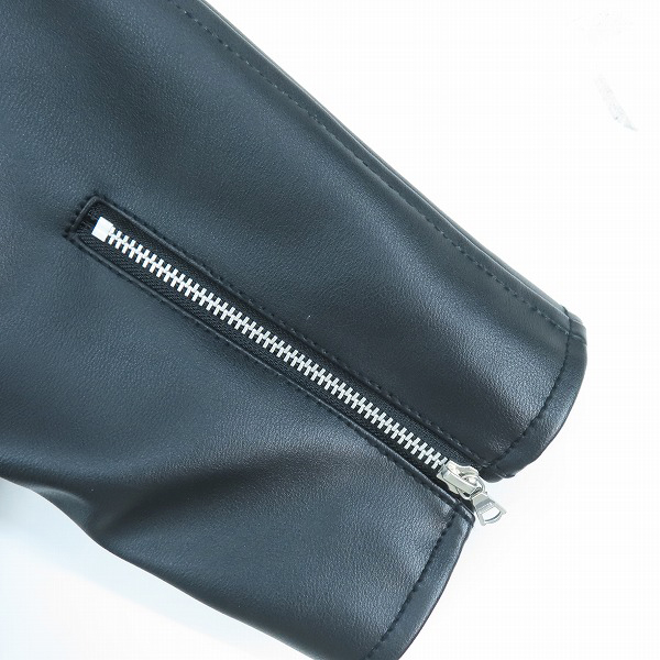 実際に弊社で買取させて頂いたWTAPS/ダブルタップス ライダースジャケット 232BRDT-JKM07/04の画像 5枚目