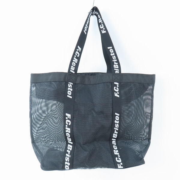 実際に弊社で買取させて頂いた【未使用】F.C.Real Bristol/エフシーアールビー メッシュ トートバッグ ロゴプリント FCRB-240123の画像 1枚目