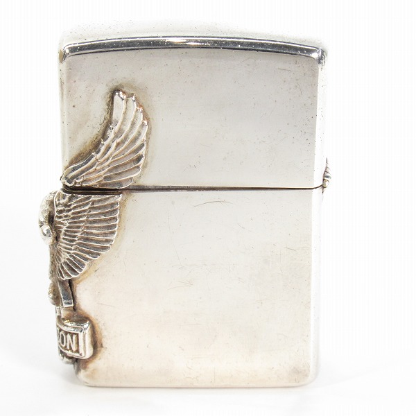 実際に弊社で買取させて頂いたZIPPO/ジッポー Harley-Davidson/ハーレーダビッドソン 星条旗 イーグルメタル貼り 1993年製の画像 1枚目