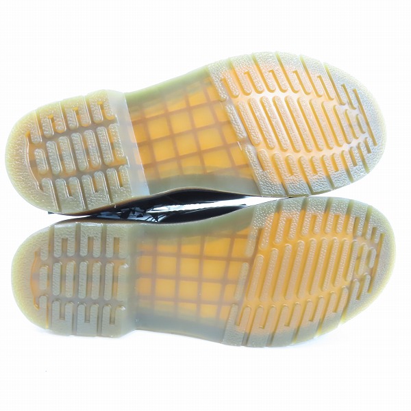 実際に弊社で買取させて頂いたHYSTERIC GLAMOUR/ヒステリックグラマー 8ホール サイドジップ レザーブーツ/27の画像 2枚目