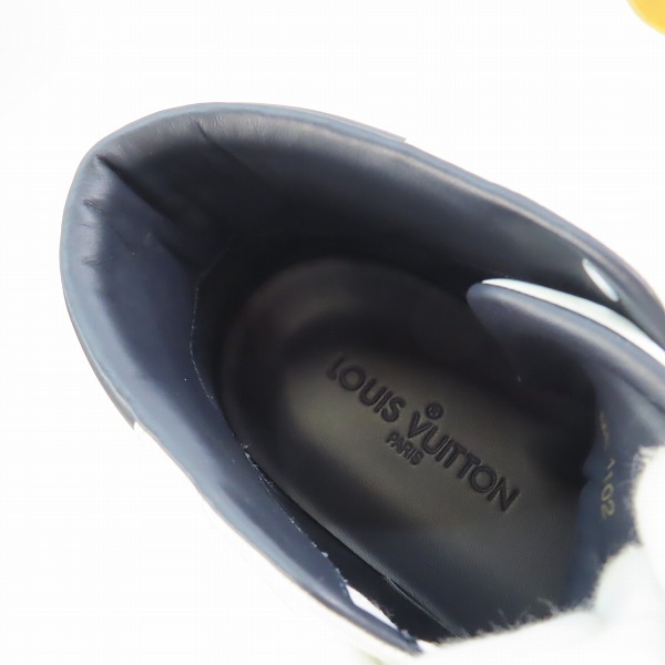 実際に弊社で買取させて頂いたLouis Vuitton/ルイヴィトン サニーサイドライン LVロゴ ハイカット レザー スニーカー MS1102 /7.5の画像 4枚目
