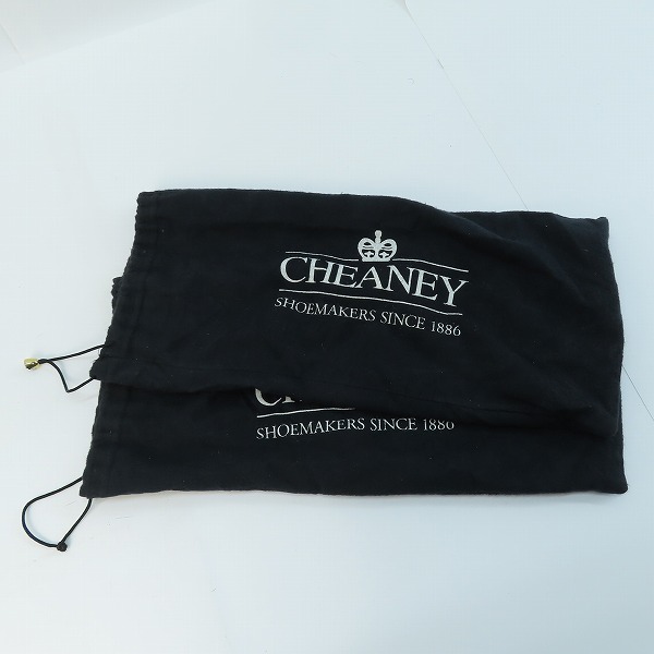 実際に弊社で買取させて頂いた CHEANEY/チーニー レザーシューズ ブラック/10.5の画像 9枚目