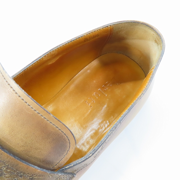 実際に弊社で買取させて頂いたBerluti/ベルルッティ カリグラフィ アンディ デムジュール レザー ローファー 8.5の画像 4枚目