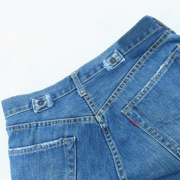 実際に弊社で買取させて頂いたLEVIS/リーバイス ボタン裏刻印無し/片面ビッグE/均等V/隠しリベット デニムパンツ/ジーンズの画像 3枚目
