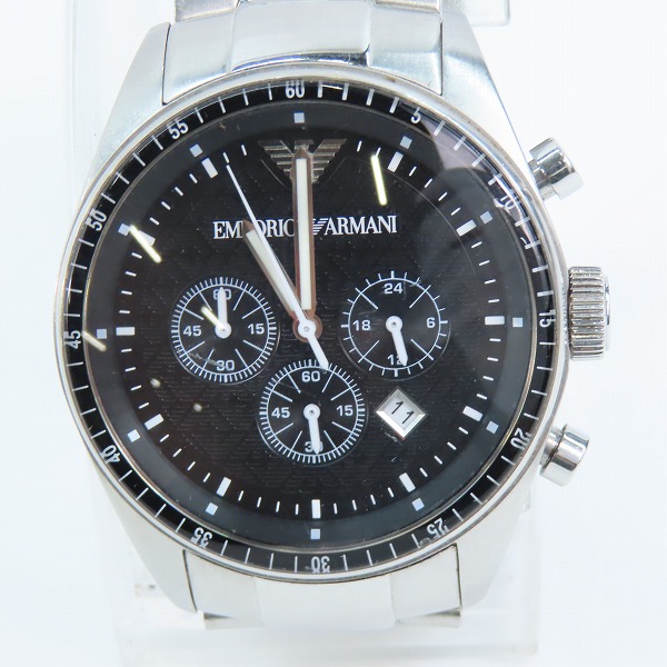 実際に弊社で買取させて頂いたEMPORIO ARMANI/エンポリオアルマーニ クロノグラ 腕時計 AR0585【動作未確認】