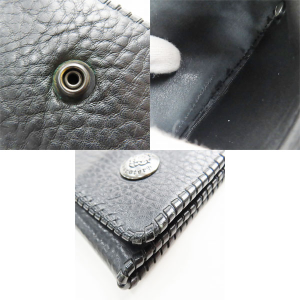 実際に弊社で買取させて頂いたGabor/ガボール BUFFALO SKIN/バッファロー ウォレット w/Tバーの画像 8枚目