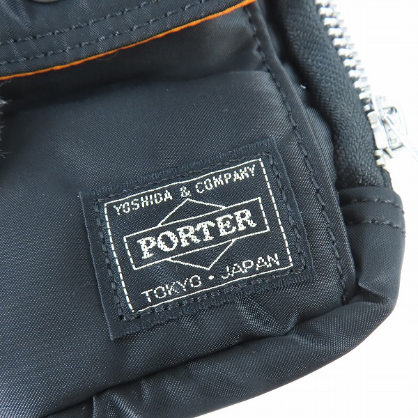 実際に弊社で買取させて頂いた(6)PORTER/ポーター TANKER/タンカー ポーチ ブラックの画像 4枚目