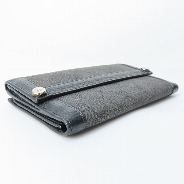 実際に弊社で買取させて頂いたGUCCI/グッチ GG柄 ダブルホック長財布 231839の画像 2枚目