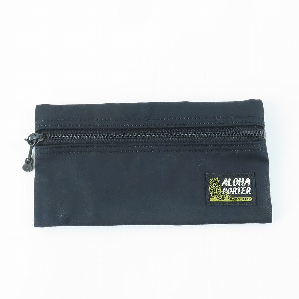 実際に弊社で買取させて頂いたALOHA PORTER/アロハ ポーター ショルダーバッグ ブラックの画像 5枚目