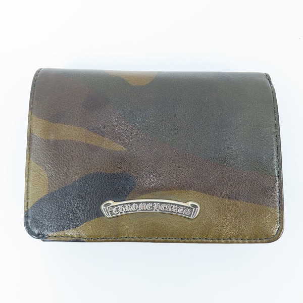 実際に弊社で買取させて頂いたCHROME HEARTS/クロムハーツ 1 FOLD JOEY/ジョーイ ウォレット カモフラ/迷彩柄