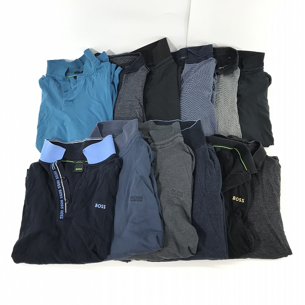実際に弊社で買取させて頂いた【おまとめ】HUGO BOSS/ヒューゴボス 長袖ポロシャツ