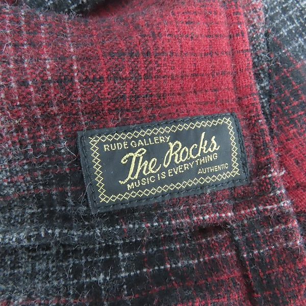 実際に弊社で買取させて頂いたRUDE GALLERY/ルードギャラリー オープンカラーチェックシャツ/2の画像 3枚目