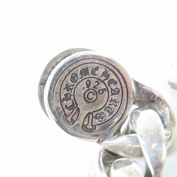 実際に弊社で買取させて頂いたCHROME HEARTS/クロムハーツ クラシックチェーン クリップ ブレスレット 13リンクの画像 6枚目