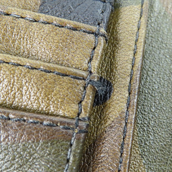 実際に弊社で買取させて頂いたCHROME HEARTS/クロムハーツ 1 FOLD JOEY/ジョーイ ウォレット カモフラ/迷彩柄の画像 8枚目