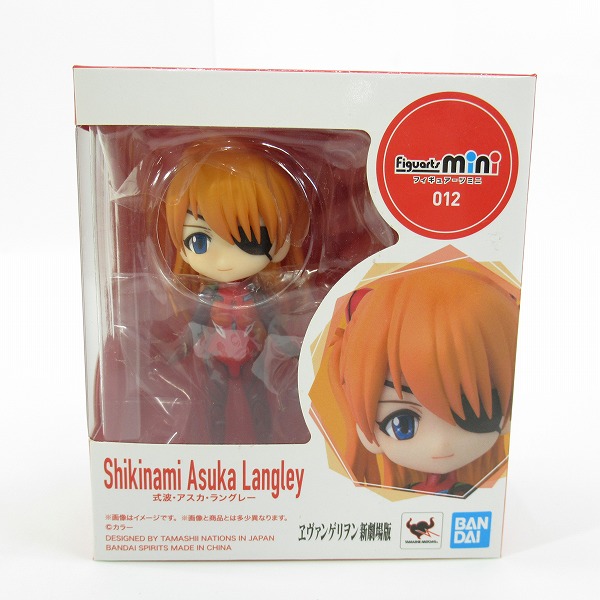 実際に弊社で買取させて頂いた【未開封】BANDAI/バンダイ Figuarts mini エヴァンゲリヲン新劇場版 アスカ/アヤナミ レイ（仮称）/マリ 3点セットの画像 1枚目