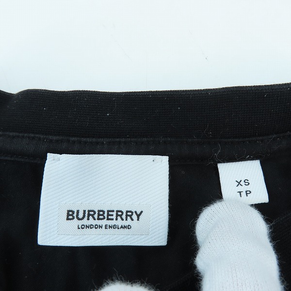 実際に弊社で買取させて頂いた【JPタグ】BURBERRY/バーバリー ホースフェリープリント オーバーサイズ Tシャツ　8040694/XSの画像 2枚目