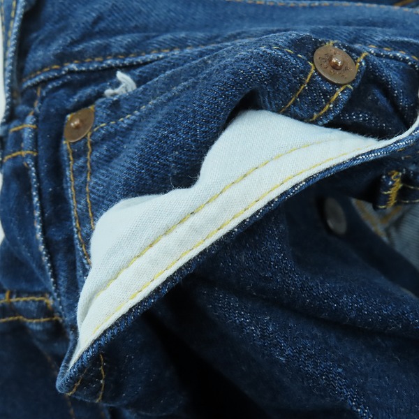 実際に弊社で買取させて頂いたLEVI'S/リーバイス 501XX 刻印555 バレンシア工場製 ビッグE デニムパンツ 紙パッチ 501-0003/31×36の画像 9枚目