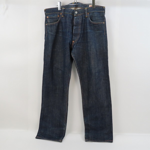 実際に弊社で買取させて頂いたEVISU/エヴィス No2 Lot.2000 カモメ プリント ボタンフライ デニムパンツ/34