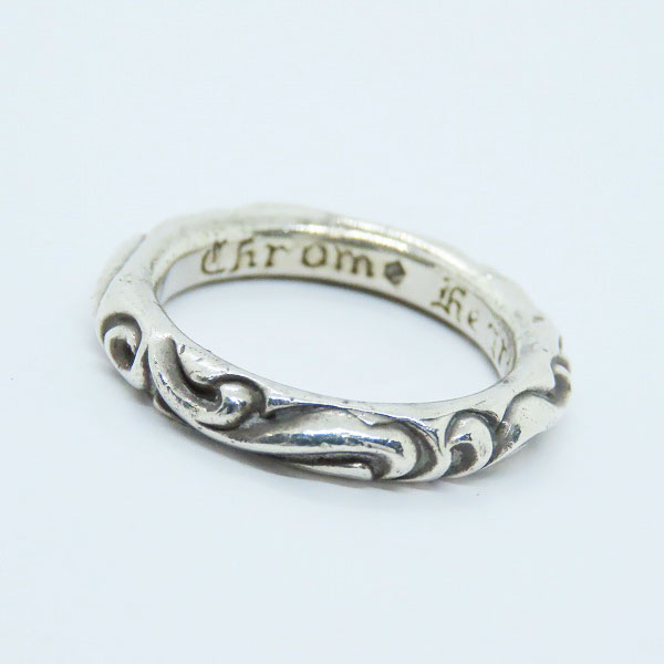 実際に弊社で買取させて頂いたCHROME HEARTS/クロムハーツ スクロールバンドリング 22.5号
