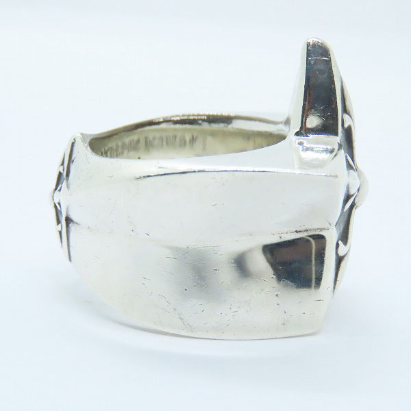 実際に弊社で買取させて頂いたCHROME HEARTS/クロムハーツ LARGE STAR RING/ラージスターリング/26-26.5号の画像 4枚目