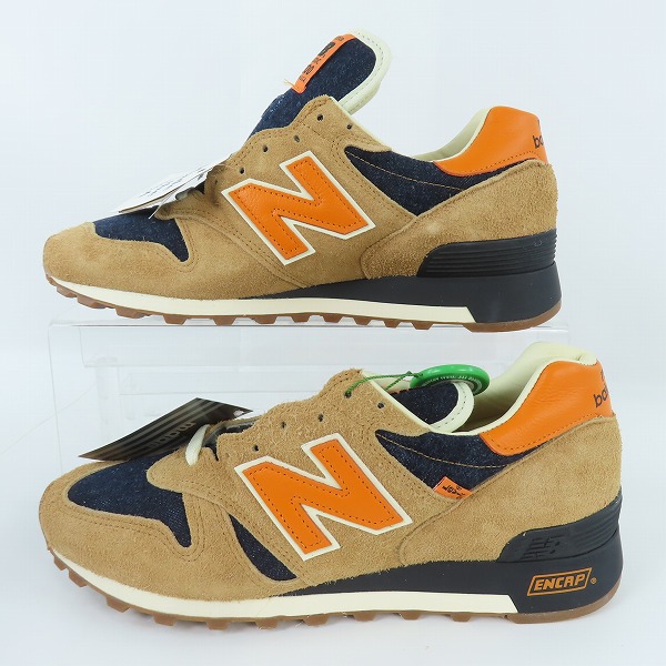 実際に弊社で買取させて頂いた【未使用】LEVI'S×New Balance/リーバイス×ニューバランス コーンデニム オレンジタブ 35周年 コラボスニーカー M1300LV/27.0の画像 3枚目