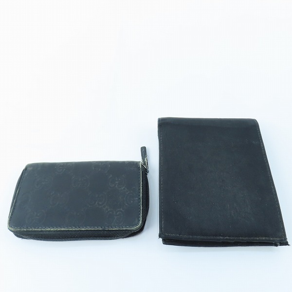 実際に弊社で買取させて頂いたPRADA/プラダ GUCCI/グッチ  二つ折り財布/ウォレット 小銭入れ/コインケース 2点セットの画像 1枚目