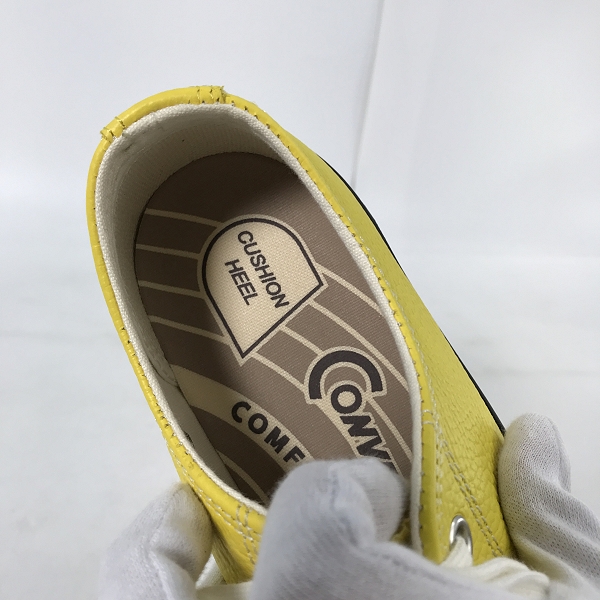 実際に弊社で買取させて頂いたCONVERSE/コンバース ADDICT/アディクト CHUCK TAYLOR LEATHER OX 1AD987/25.5の画像 4枚目