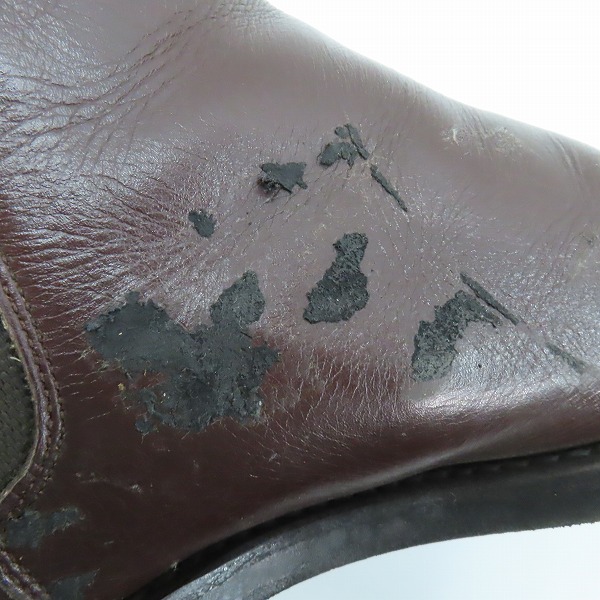 実際に弊社で買取させて頂いたREGAL/リーガル サイドゴアブーツ ブラウン 672/25.5の画像 6枚目