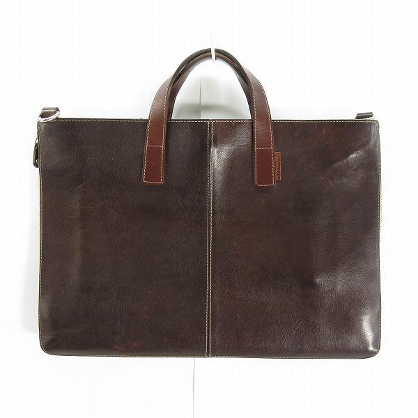 実際に弊社で買取させて頂いたFRANKDANIEL/フランクダニエル レザー ビジネスバッグ