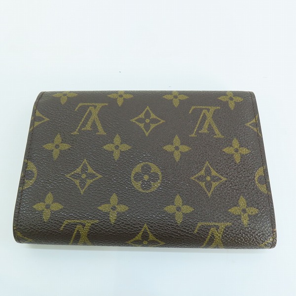 実際に弊社で買取させて頂いたLOUIS VUITTON/ルイ ヴィトン モノグラム ポルトトレゾール エテュイ パピエ 三つ折り財布 M61202の画像 1枚目