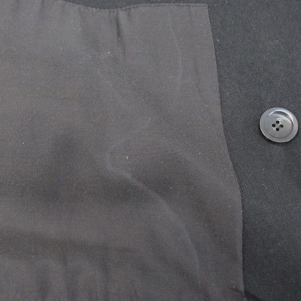 実際に弊社で買取させて頂いたTHE CRIMIE/クライミー DYLAN RELAX W SUIT ジャケット/パンツ セットアップ ブラック/Lの画像 6枚目