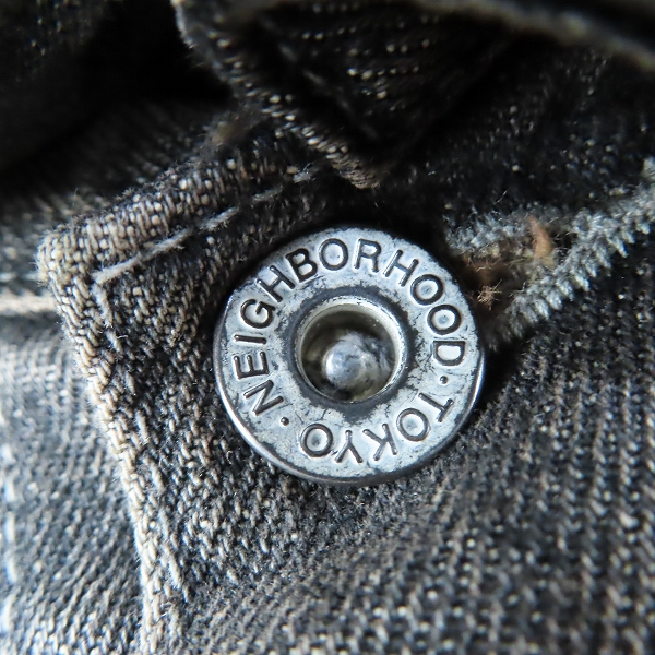 実際に弊社で買取させて頂いたNEIGHBORHOOD/ネイバーフッド WASHED DENIM TYPE-1 JACKET/デニムジャケット 242XBNH-JKM02/Sの画像 6枚目