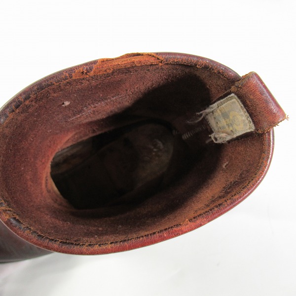 実際に弊社で買取させて頂いたCHIPPEWA/チペワ intage wellington boot/ヴィンテージウエリントンブーツ ペコスブーツ 91095/8Dの画像 4枚目