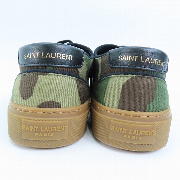 実際に弊社で買取させて頂いたSAINT LAURENT/サンローラン レオパード ローカット スニーカー 603496/41の画像 1枚目
