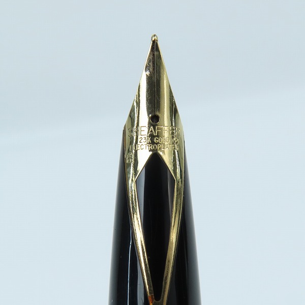 実際に弊社で買取させて頂いたSHEAFFER/シェーファー GOLD ELECTROPLATE 万年筆 ペン先23Kの画像 1枚目